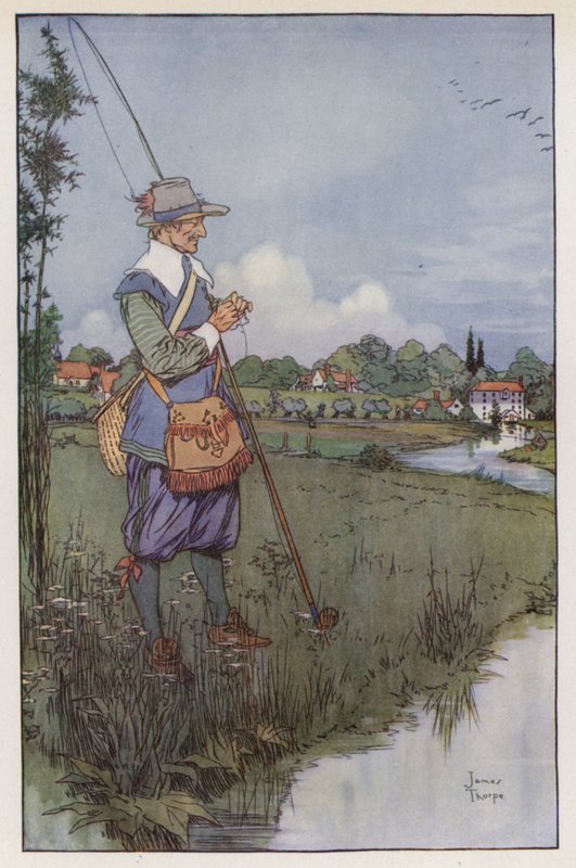 Illusztráció a The Compleat Horgászhoz, Izaak Waltontól alkotó: James Thorpe