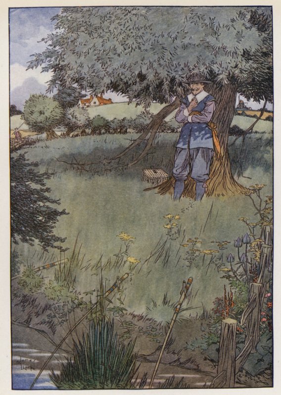 Illusztráció a The Compleat Horgászhoz, Izaak Waltontól alkotó: James Thorpe