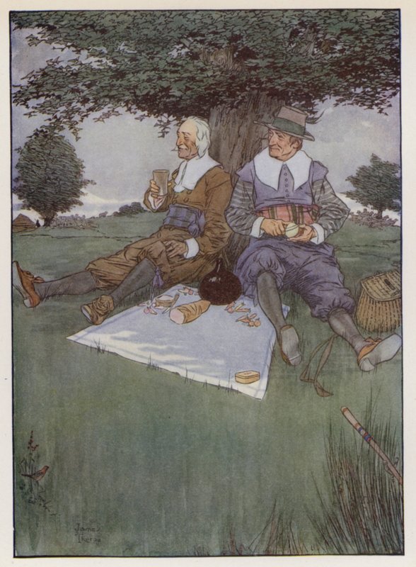 Illusztráció a The Compleat Horgászhoz, Izaak Waltontól alkotó: James Thorpe