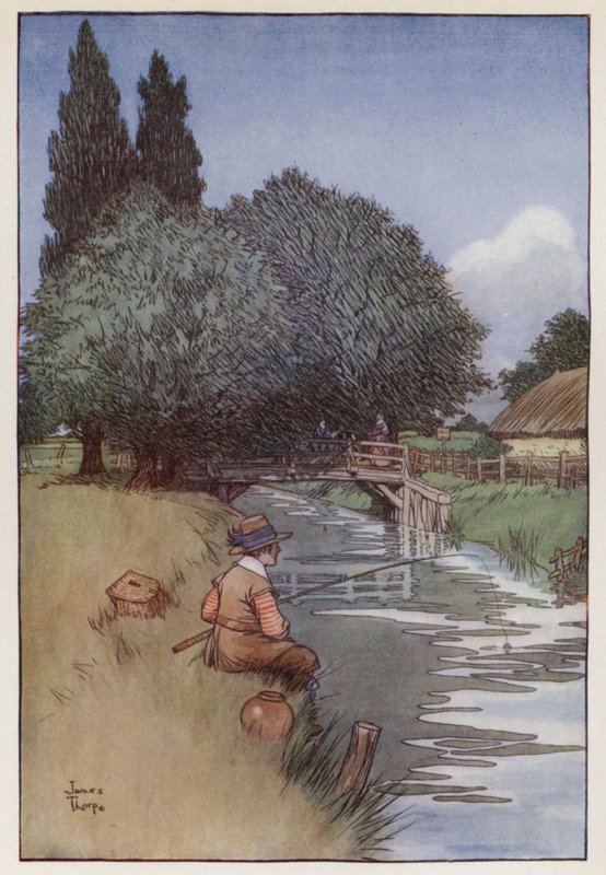 Illusztráció a The Compleat Horgászhoz, Izaak Waltontól alkotó: James Thorpe