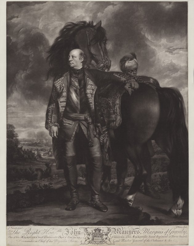 John Manners, Granby márquess (mezzotint) alkotó: James Watson