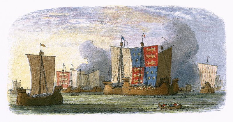 Sluys-i csata alkotó: James William Edmund Doyle