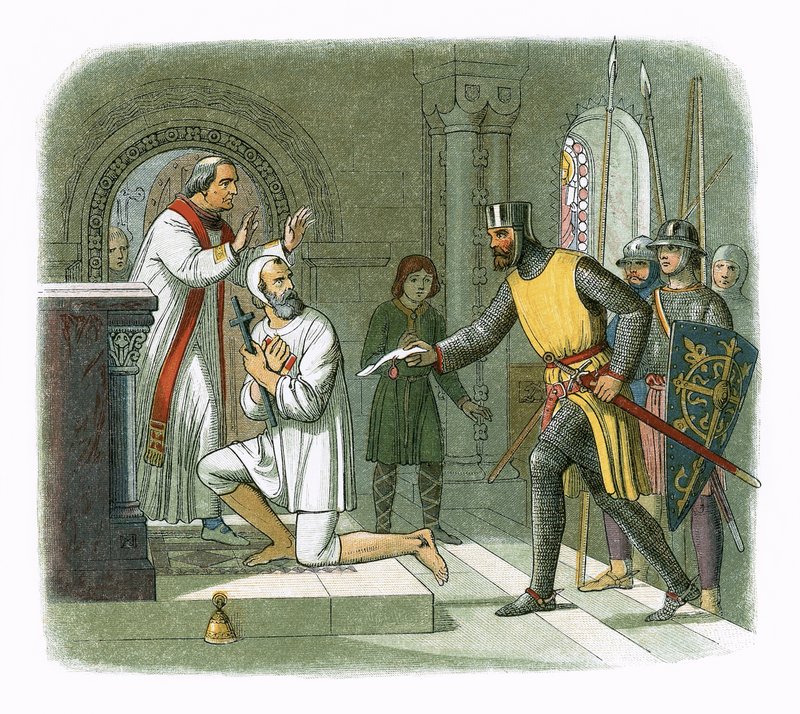 Hubertet a Boisars-i szentélyből vették alkotó: James William Edmund Doyle