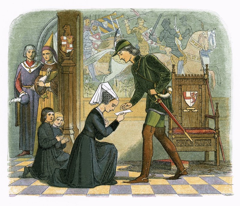 IV. Edward király és Elizabeth Gray hölgy alkotó: James William Edmund Doyle
