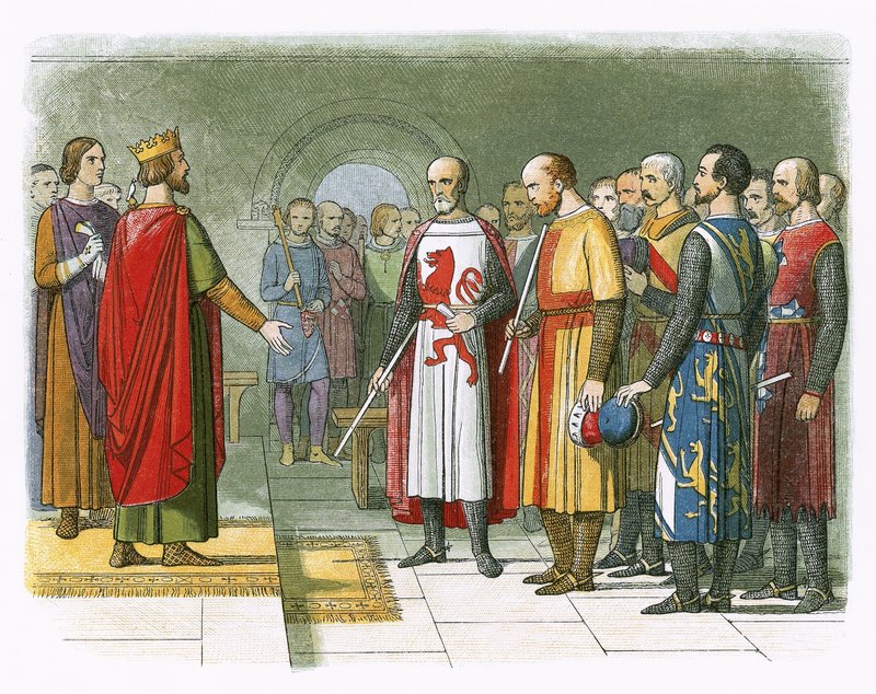 Henrik király és parlamentje alkotó: James William Edmund Doyle