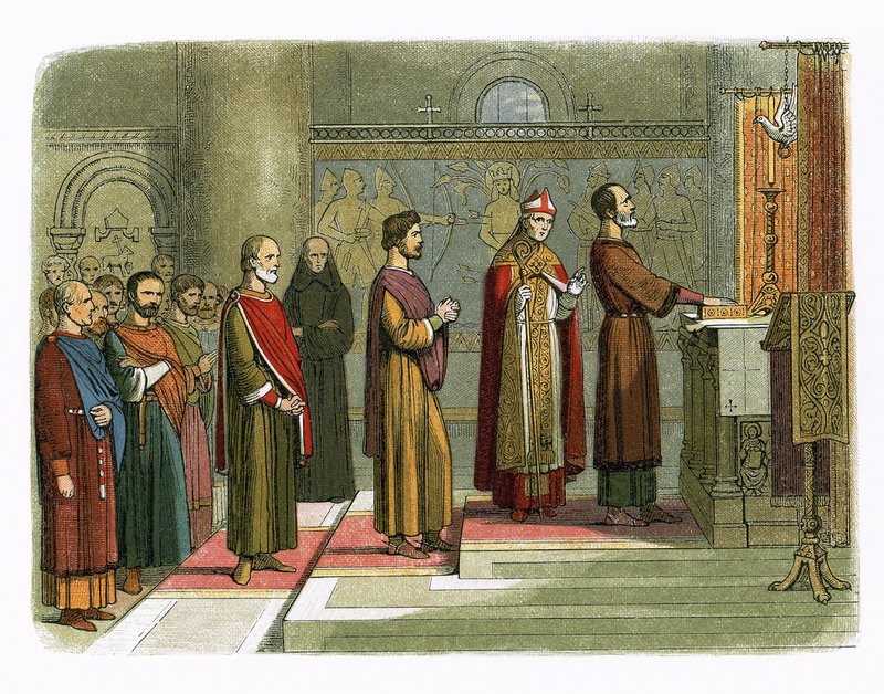 A bárók esküsznek, hogy elérik szabadságjogaikat alkotó: James William Edmund Doyle