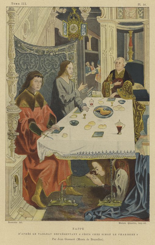 Asztalterítő alkotó: Jan Gossaert