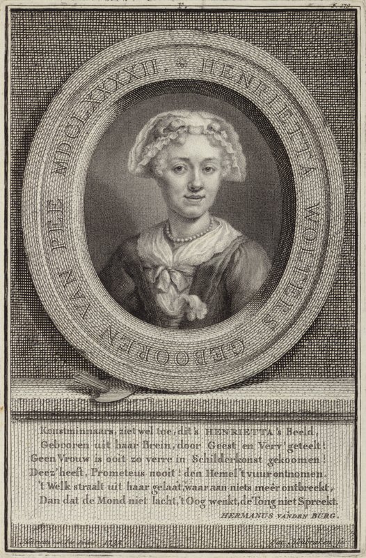 Portré OP Henrietta von Bee alkotó: Jan Maurits Quinckhardt