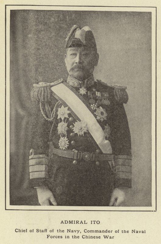 Ito admirális, a haditengerészet vezérkari főnöke, a haditengerészeti erők parancsnoka a kínai háborúban alkotó: Japanese Photographer