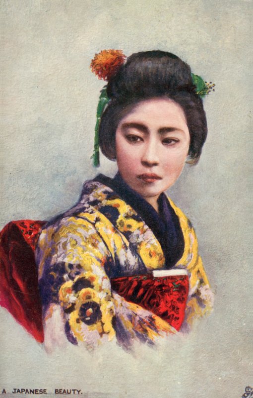 Gyönyörű japán nő (színes fotó) alkotó: Japanese Photographer