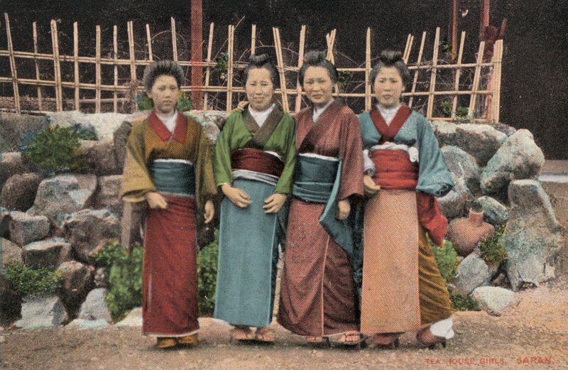 Teaházi lányok, Japán alkotó: Japanese Photographer