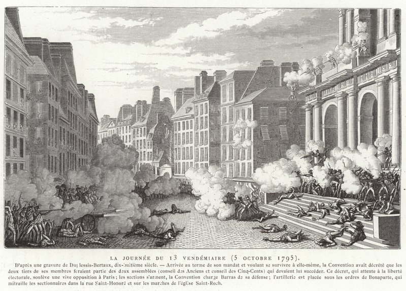 Vendemiaire 13. napja (1795. október 5.) alkotó: Jean Duplessis Bertaux