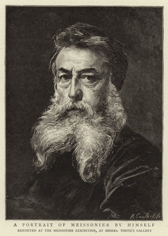 Meissonier portréja saját maga alkotó: Jean-Louis Ernest Meissonier