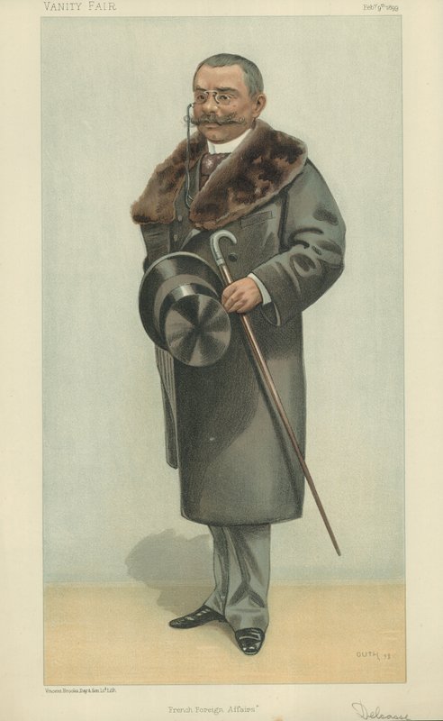 M Theophile Delcasse (színes litó) alkotó: Jean Baptiste (after) Guth