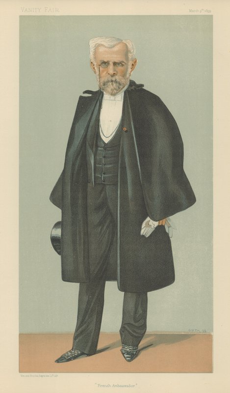 Chaudron de Courcel báró (színes litó) alkotó: Jean Baptiste (after) Guth
