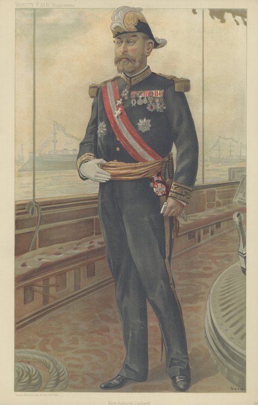 Caillard admirális (színes litó) alkotó: Jean Baptiste (after) Guth