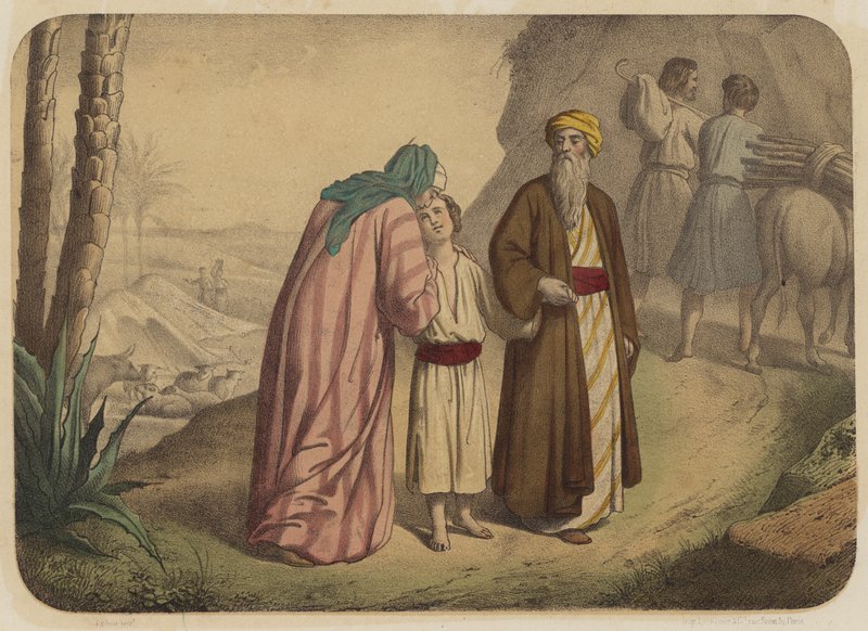 Indulás áldozatra alkotó: Jean Baptiste Auguste Leloir