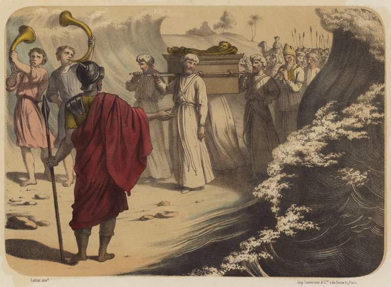 Jordán átkelés alkotó: Jean Baptiste Auguste Leloir