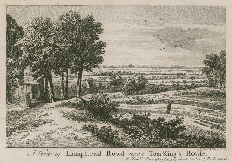 Kilátás a Hampstead Roadra a Tom King