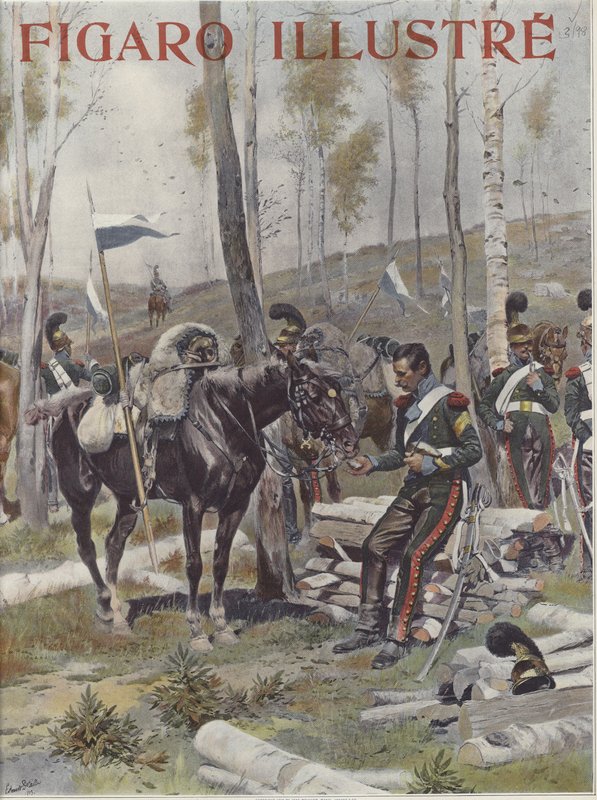 Katonák tábora alkotó: Jean Baptiste Edouard Detaille