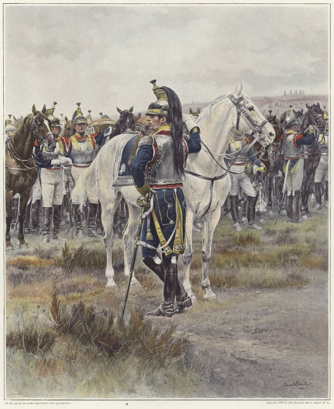 Lovas lovasság 1807-ben alkotó: Jean Baptiste Edouard Detaille