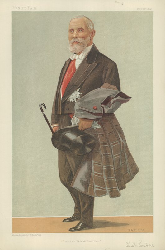 Emile Loubet, a Francia Köztársaság elnöke alkotó: Jean Baptiste Guth