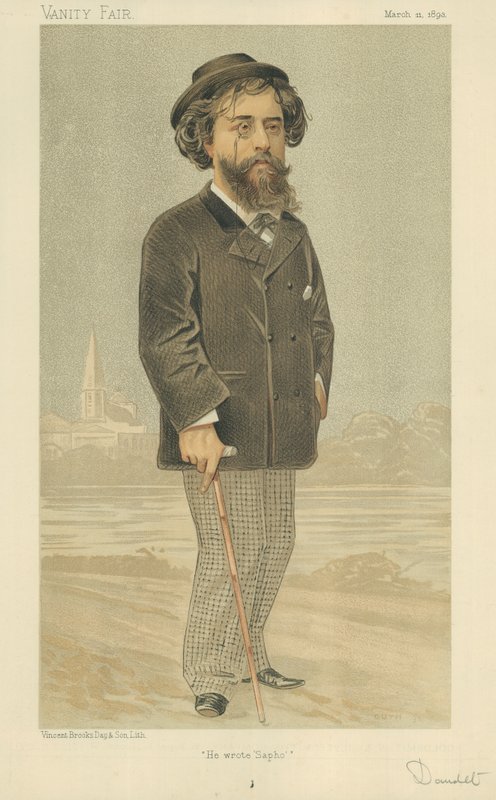 Alphonse Daudet úr alkotó: Jean Baptiste Guth