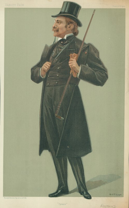 M Edmond Rostand, Cyrano, 1901. június 20., Vanity Fair rajzfilm alkotó: Jean Baptiste Guth