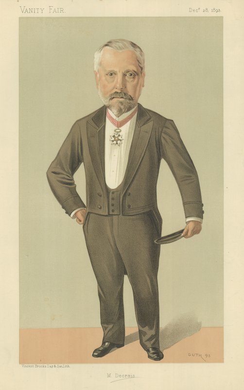 Pierre Louis Albert Decrais úr alkotó: Jean Baptiste Guth