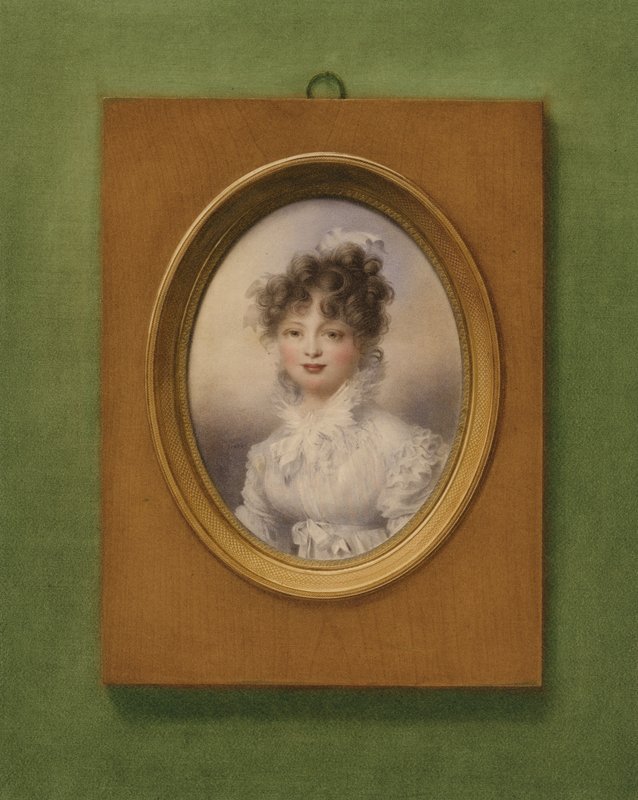 Katalin Pavlovna orosz nagyhercegnő portréja alkotó: Jean Baptiste after Isabey