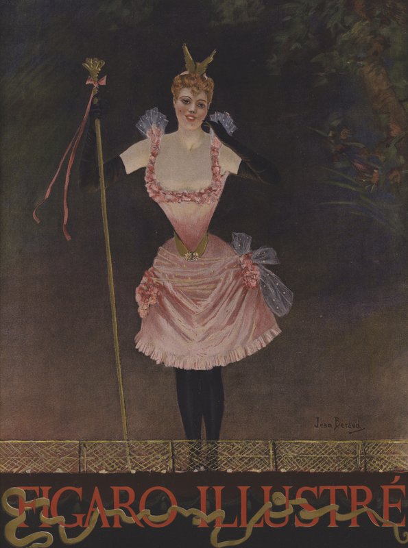 A Le Figaro Illustre borítója, 1891. december alkotó: Jean Beraud