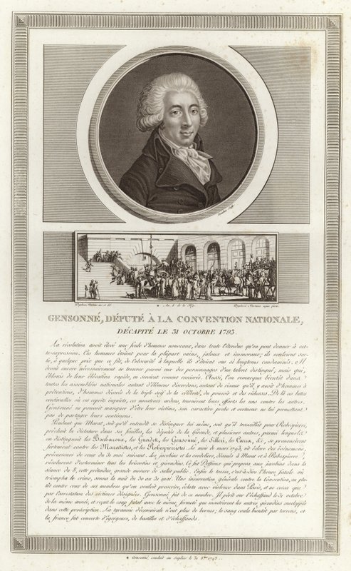 Armand Gensonne portréja alkotó: Jean Duplessi Bertaux