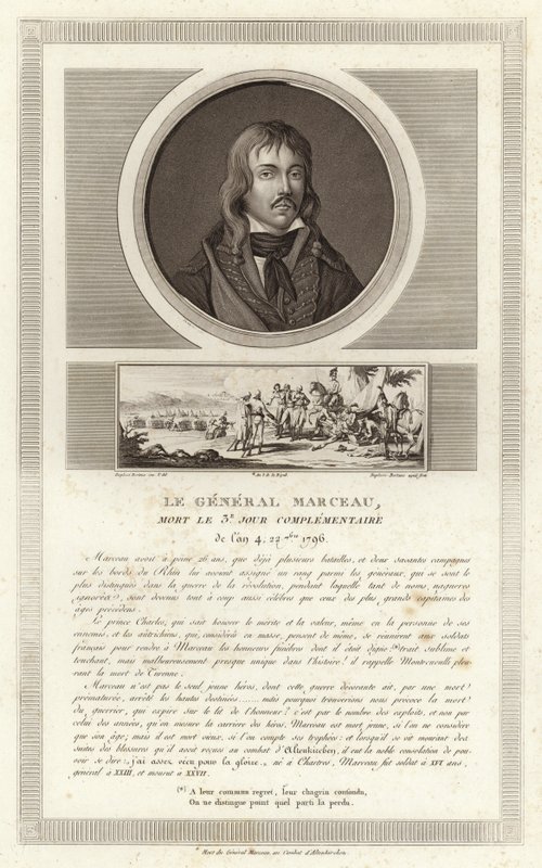 Francois Severin Marceau-Desgraviers portréja alkotó: Jean Duplessi Bertaux