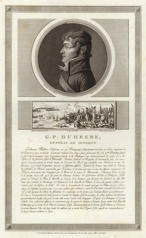 Guillaume Philibert Duhesme portréja alkotó: Jean Duplessi Bertaux