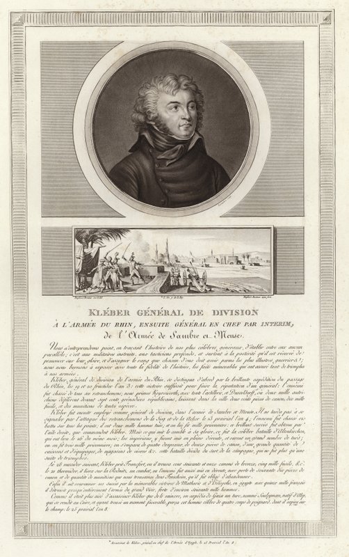 Jean Baptiste Kleber portréja alkotó: Jean Duplessi Bertaux