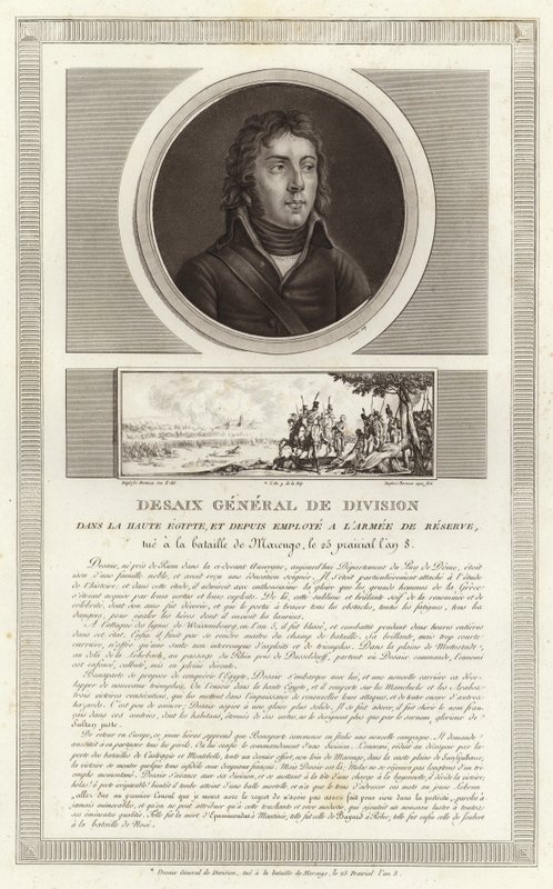 Louis Desaix portréja alkotó: Jean Duplessi Bertaux