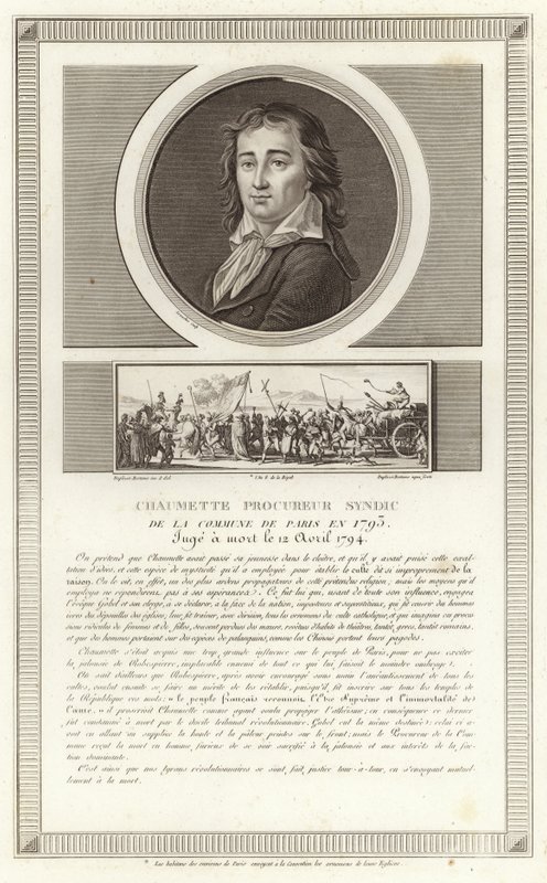 Pierre Gaspard Chaumette portréja alkotó: Jean Duplessi Bertaux