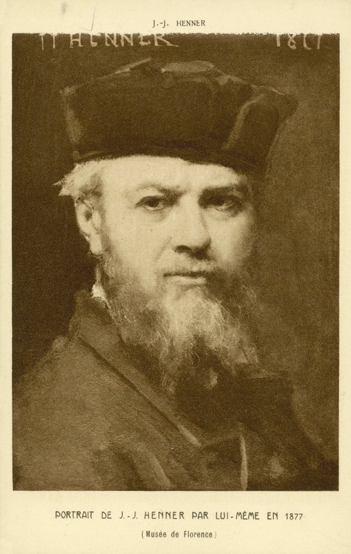 Jean-Jacques Henner francia művész önarcképe alkotó: Jean Jacques (after) Henner