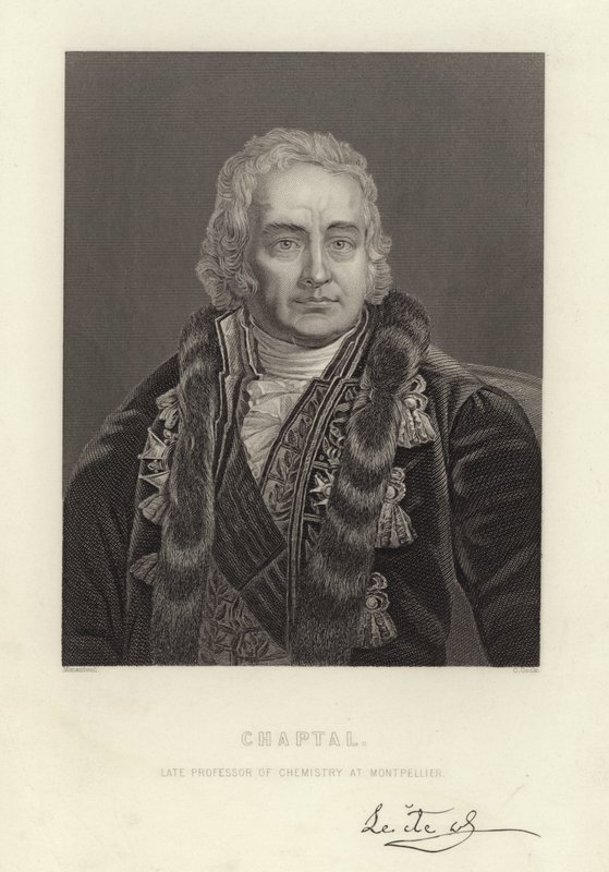 Jean-Antoine Chaptal alkotó: Jean Jacques Francois Monanteuil