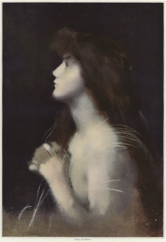 Tanulmány egy nőről alkotó: Jean Jacques Henner