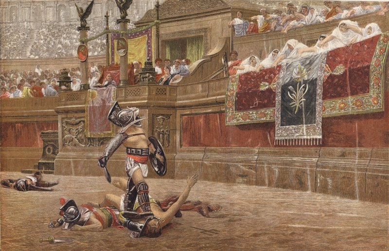 A gladiátorok alkotó: Jean Leon after Gerome