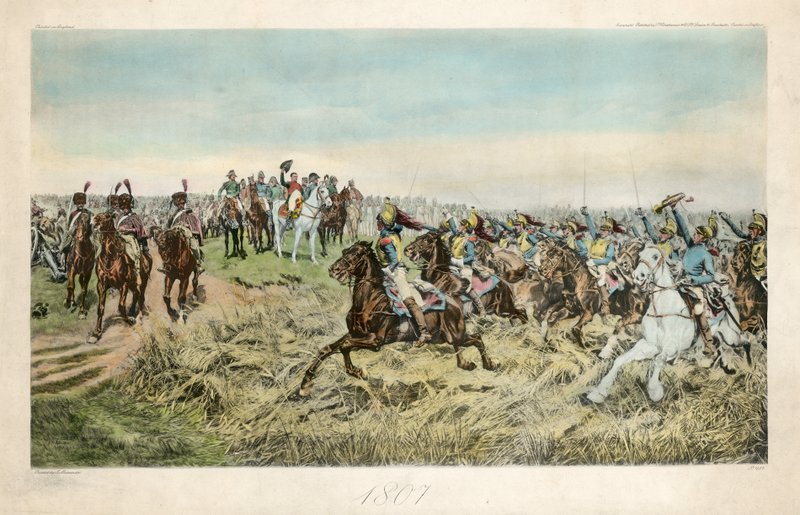 A francia Cuirassiers vádja Friedlandben 1807. június 14-én alkotó: Jean Louis Ernest Meissonier