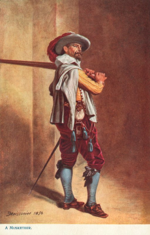 Egy testőr, XIII. Lajos kora alkotó: Jean Louis Ernest after Meissonier