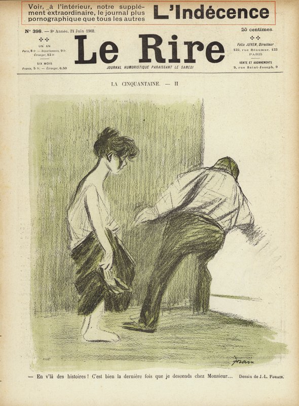 Illusztráció Le Rire alkotó: Jean Louis Forain