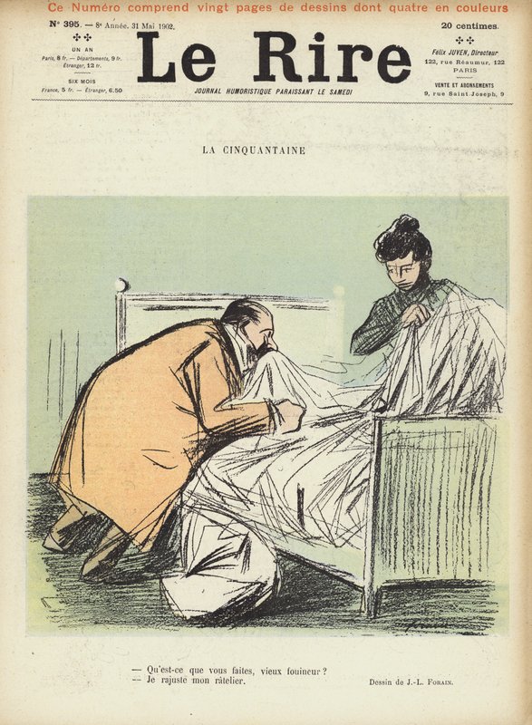 Illusztráció Le Rire alkotó: Jean Louis Forain