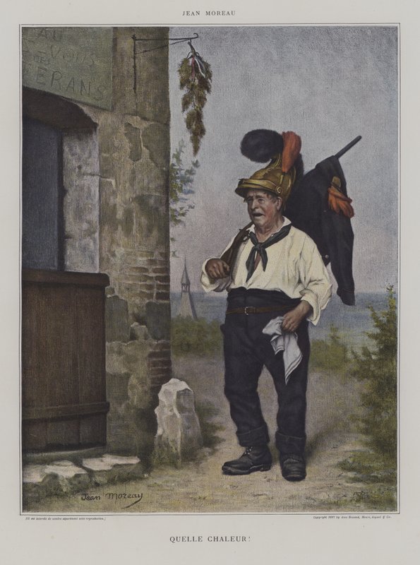 Milyen hőség (színes lito) alkotó: Jean Michel the Younger (after) Moreau
