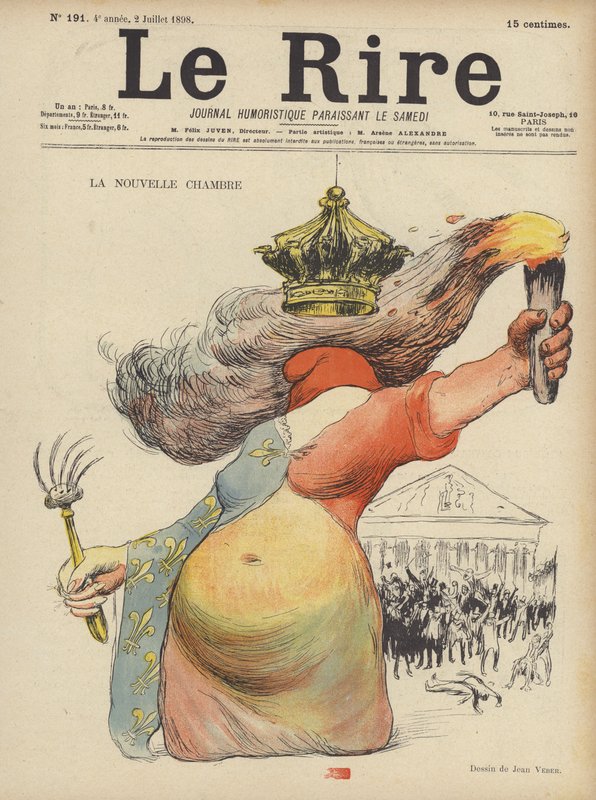 Illusztráció Le Rire alkotó: Jean Veber