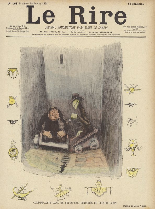 Illusztráció Le Rire alkotó: Jean Veber