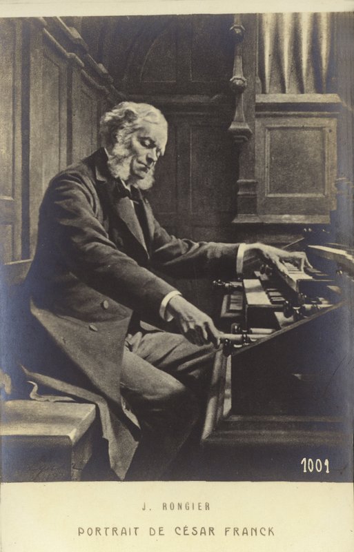 Cesar Franck belga születésű zeneszerző, zongoraművész, orgonista és zenetanár, aki felnőtt korában Párizsban dolgozott (1822-1890) alkotó: Jeanne Rongier