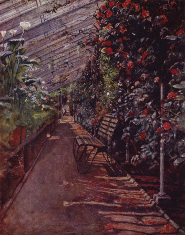 Chiswick-ház, Konzervatórium (színes litó) alkotó: Jessie MacGregor